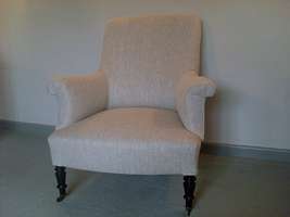 A French upholstered chair