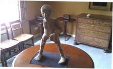 An unusual 19thc carved figure