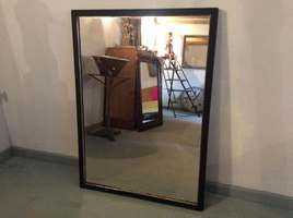 A Victorian thin margin mirror