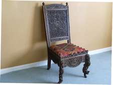 An Anglo Indian chair