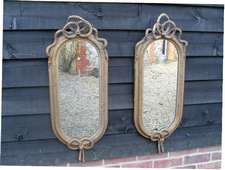A pair of 19thC wall mirrors