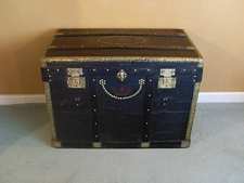  A superb French travelling trunk
