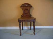 A Regency hall chair