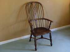 A windsor chair with crinoline