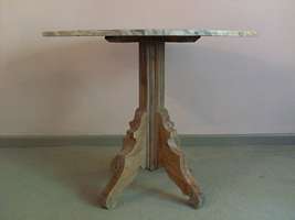 A marble topped centre table