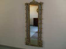 A Victorian cherub mirror