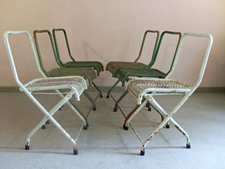 Six French cafe chairs
