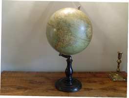 An antique French globe
