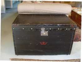 A smart Victorian travelling trunk