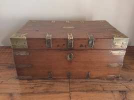 A 19thC Indian writing box