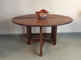A French 18thC oak low occasional table