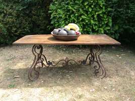 A large French harvest (coffee) table