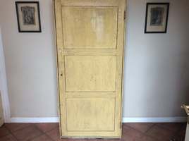 A French painted cupboard