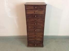 A 12 drawer collectors chest