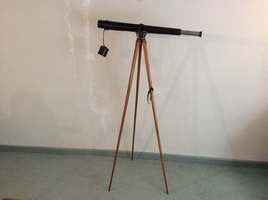 A French telescope on tripod stand