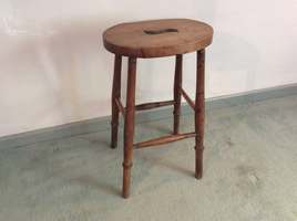 A tall kitchen stool