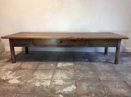 A French 1.9m long coffee table