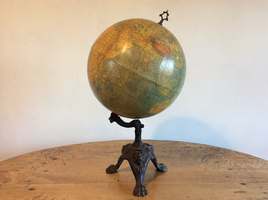 A 1930's J LeBegue terrestrial globe