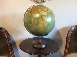 A large Philips terrestrial globe