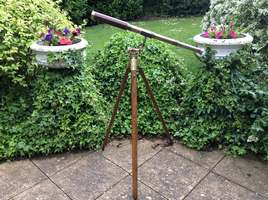 A Broadhurst Clarkson Stalking telescope on stand