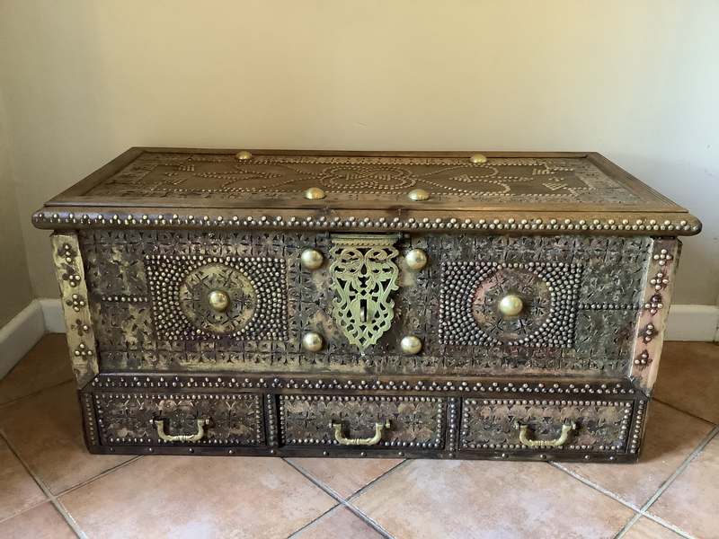 A 19thC Zanzibar chest