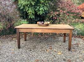 A Victorian pine Farmhouse table