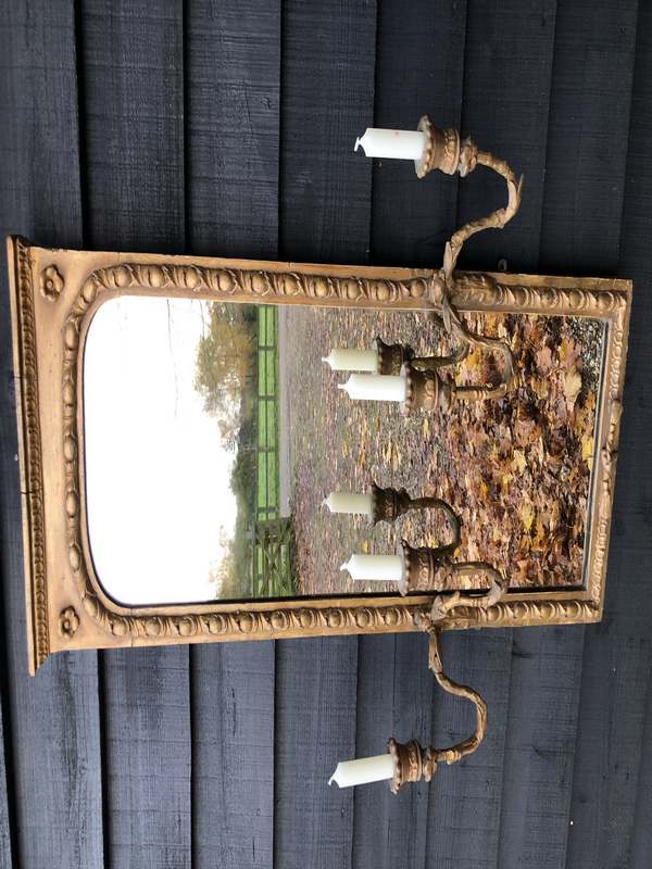 A 19thC girondole pier mirror