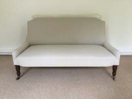 A mid 19thC small English sofa
