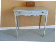 A 19thC painted side table